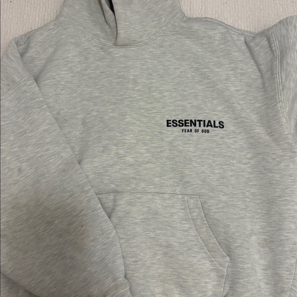 Fear of God Essentials Light Gray Pullover
